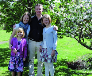 Tim and Rachel Monger with Louisa and Amisadai