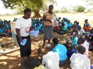 Pads Distribution at Pader Kilak Primary School