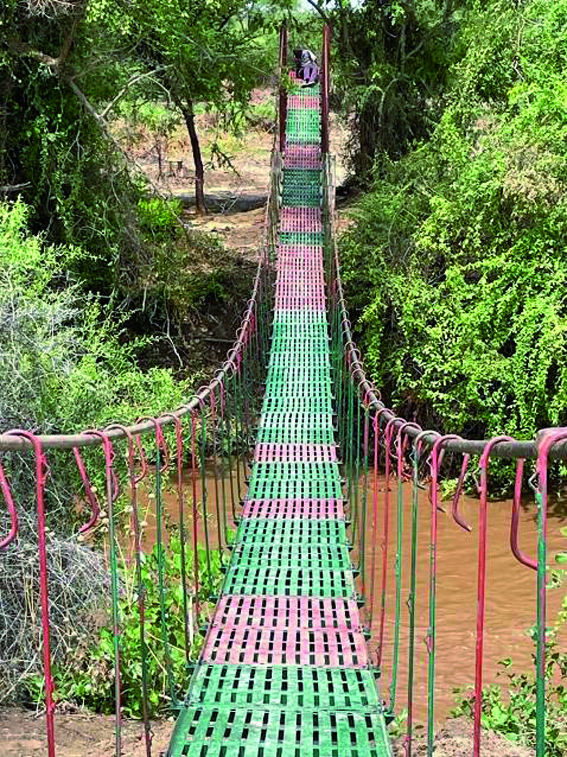 Footbridge in Mafuluto, Tanzania